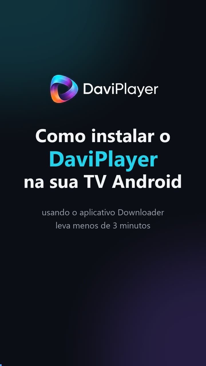 Capa do vídeo: como instalar o DaviPlayer na sua TV Android
